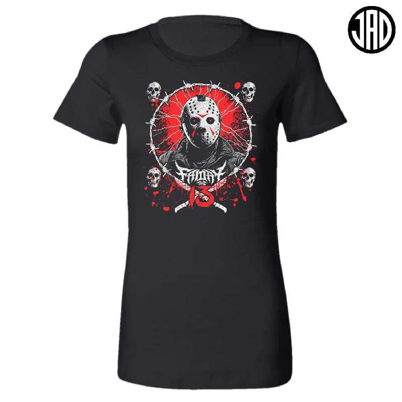 F13 Death Metal - Women's Tee Real Fur Shearling Chenille
