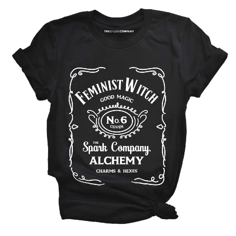 Feminist Witch No.6 Feminist T-Shirt Fashionable Trendy Casual