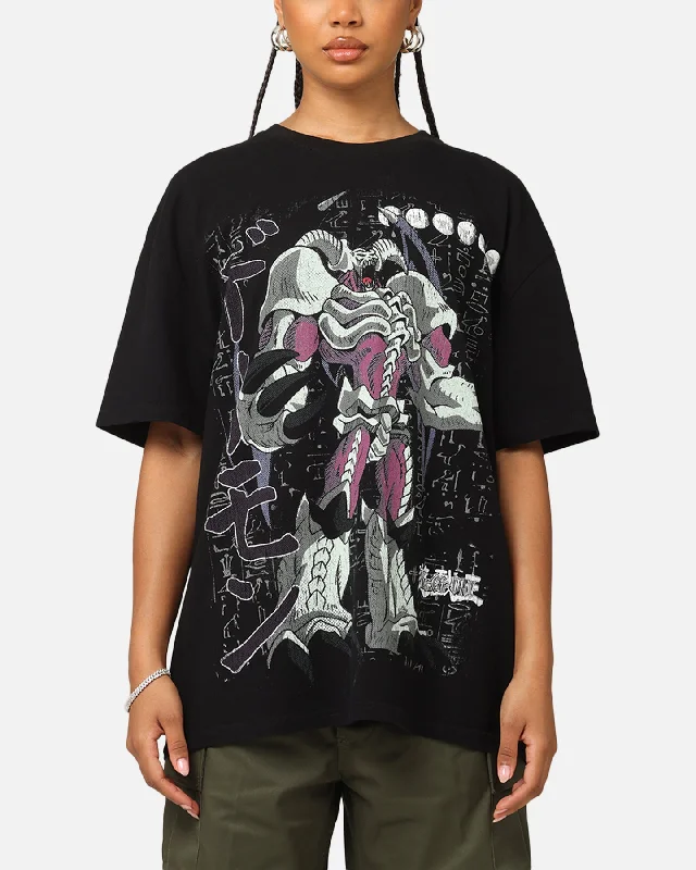 Goat Crew X Yu-Gi-Oh! Summon Skull Heavy T-Shirt Black Asymmetrical Pockets Print