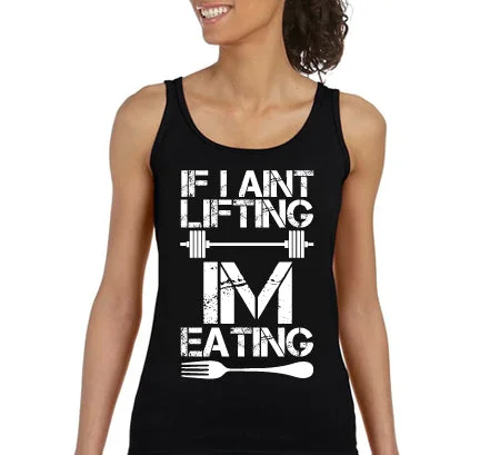 LIFTING/EATING Women's Tank Top peach tank top