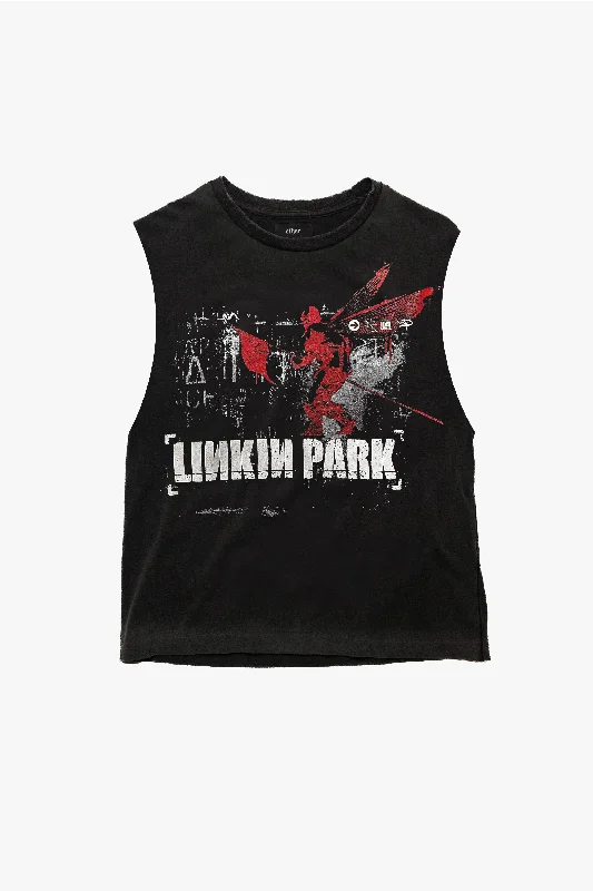 LINKIN PARK CRAWLING VINTAGE TANK glitter tank top