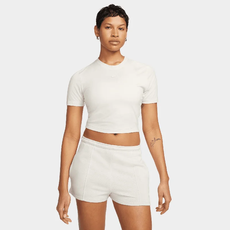 Nike Sportswear Women's Essential Slim Crop T-Shirt / Black Lace Blend Ribbed Blend Corduroy Blend Nike Sportswear Women's Essential Slim Crop T-Shirt / Black Lace Blend Ribbed Blend Corduroy Blend