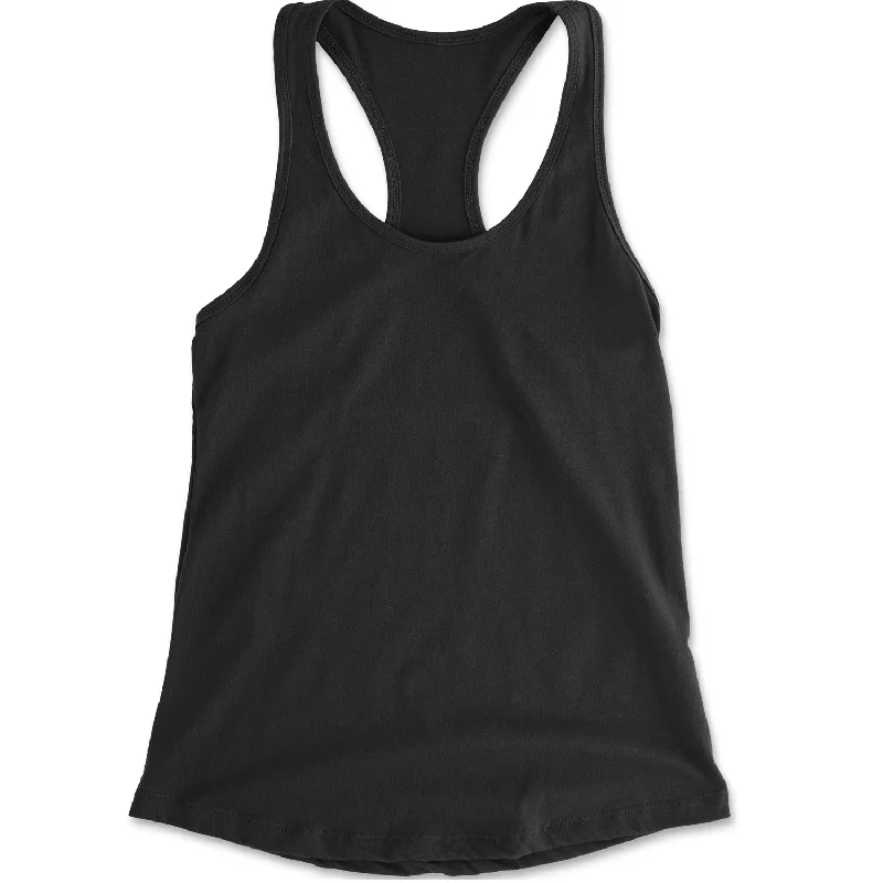 Basics - Pure & Simple Blank Apparel Racerback Tank Top for Women lace back tank