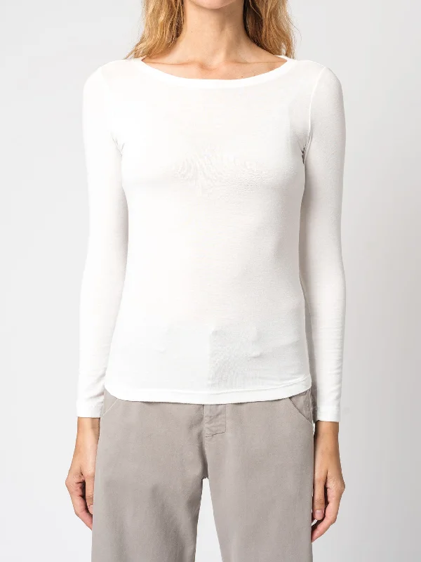 Slim Fit T-Shirt in Stretch Modal Jersey Chenille Fabric Brocade Fabric Lace Fabric