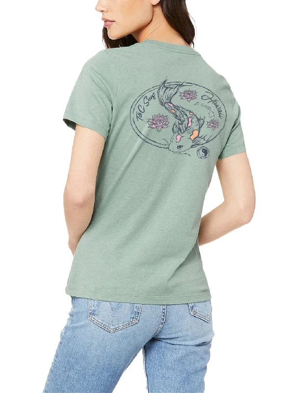T&C Surf Sketch Koi Relax Tee Hooded Caped Shawl Collar