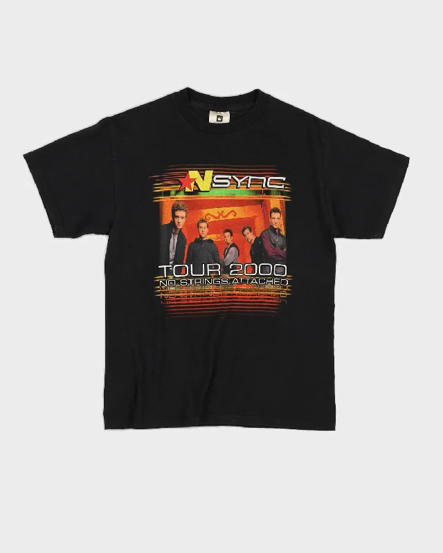 Vintage '00 NSYNC No String Attached Tour T-Shirt - M Cozy Warm Stylish