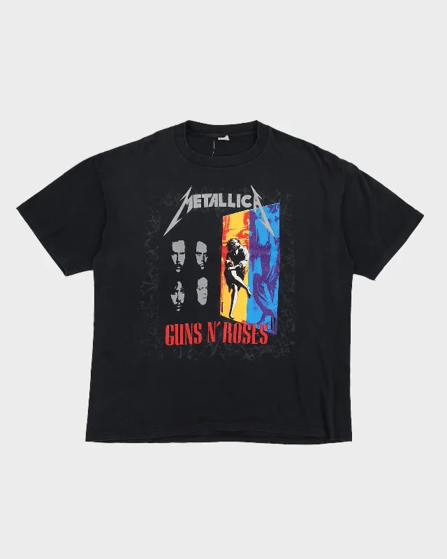 Vintage 1992 Guns N’ Roses Metallica Tour T-Shirt - XL Fleece Nylon Spandex