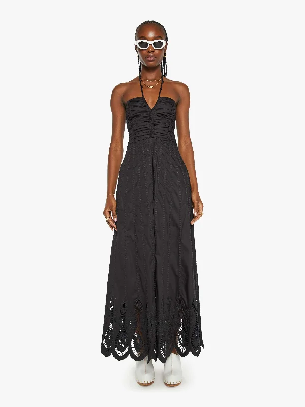 Maria Cher Tori Long Dress - Black