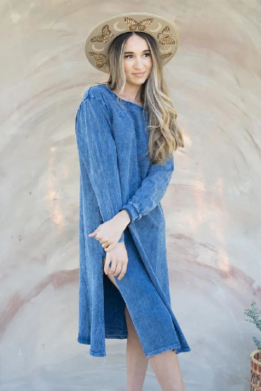 Blue Taylor Dress