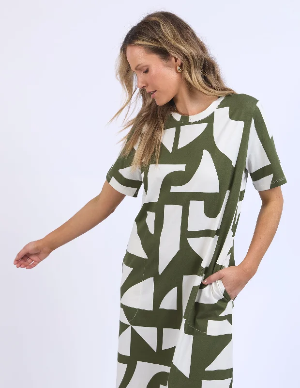Dali Tee Dress Clover