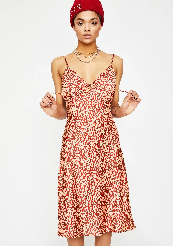 Fire Let's Get Fierce Leopard Dress