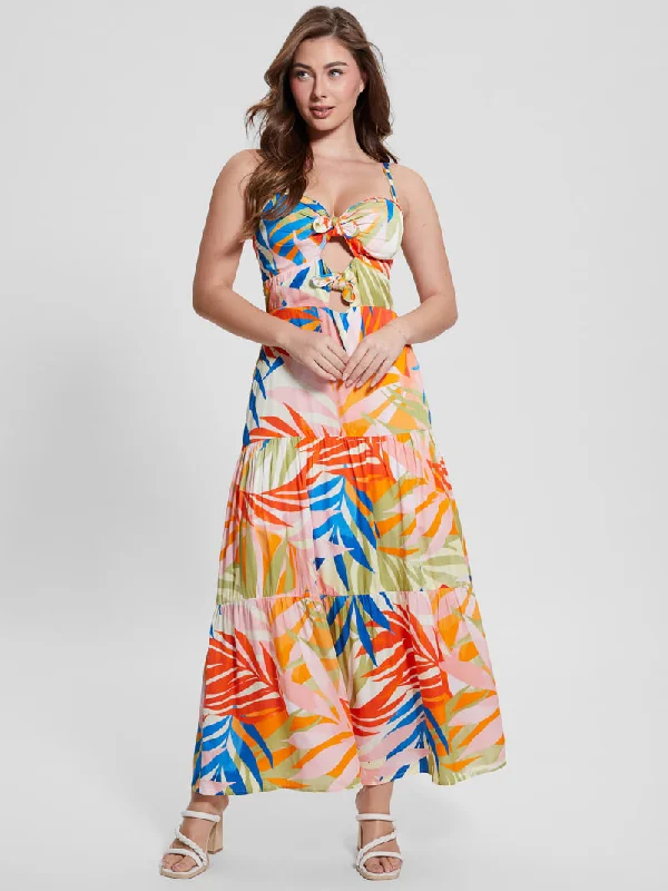 Guess Sl Tropic Dress Multi
