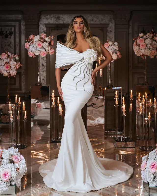Lyrikah Bridal Dress with Flower