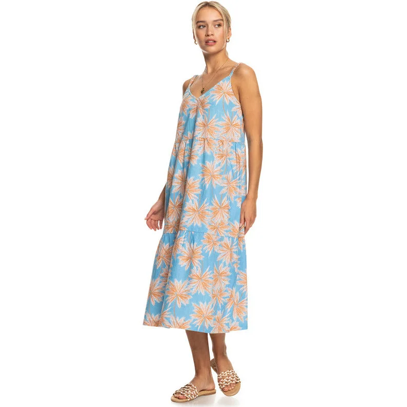 Roxy Waiting Line Printed Dress