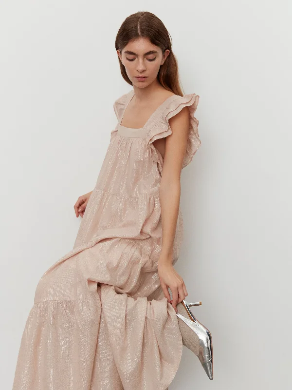 MORGOSW DRESS - Warm Grey