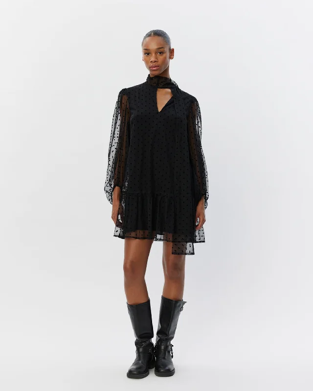 ZINASW DRESS - Black