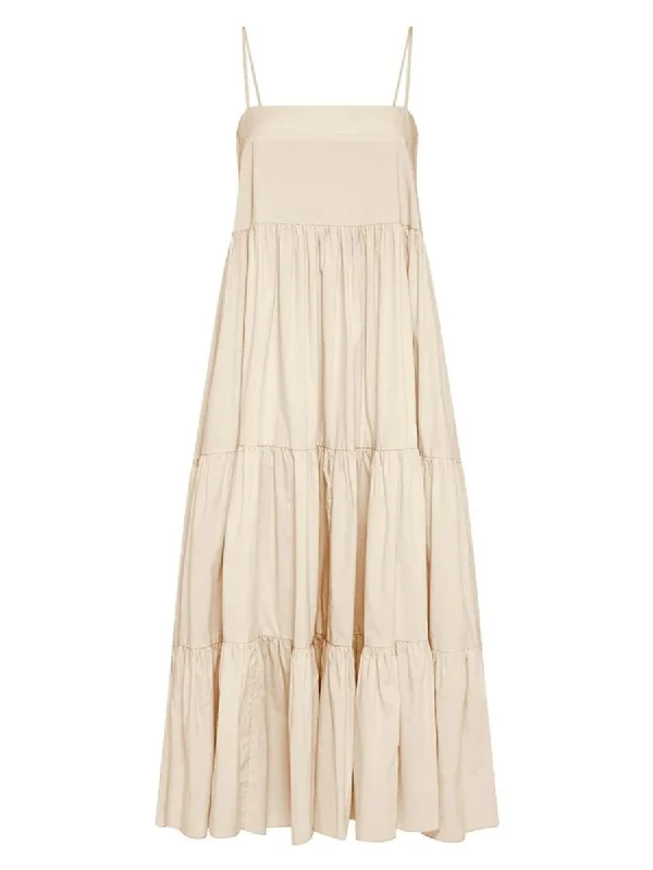 Violet Tiered Dress Coconut