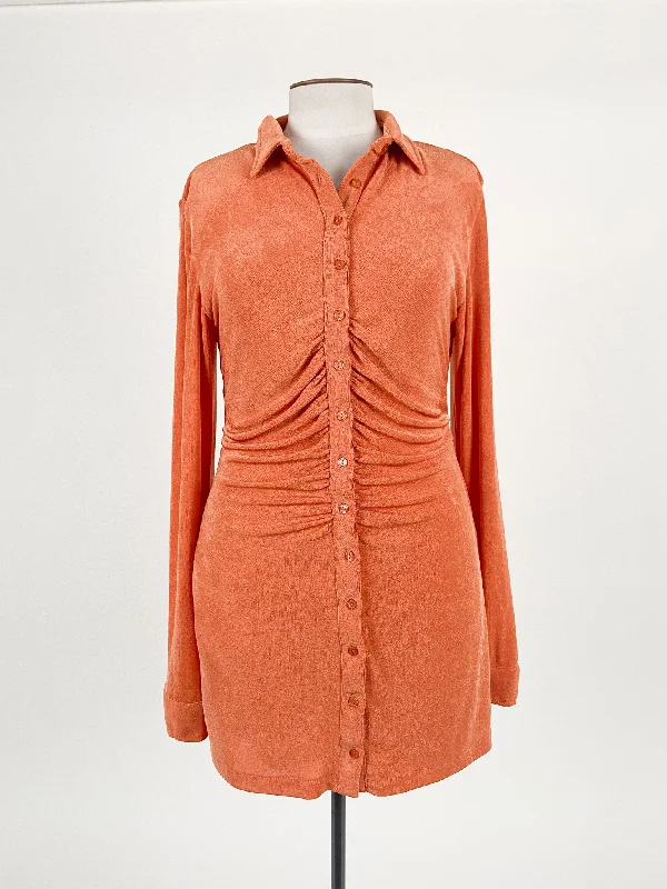 With Jéan | Orange Casual/Cocktail Dress | Size S