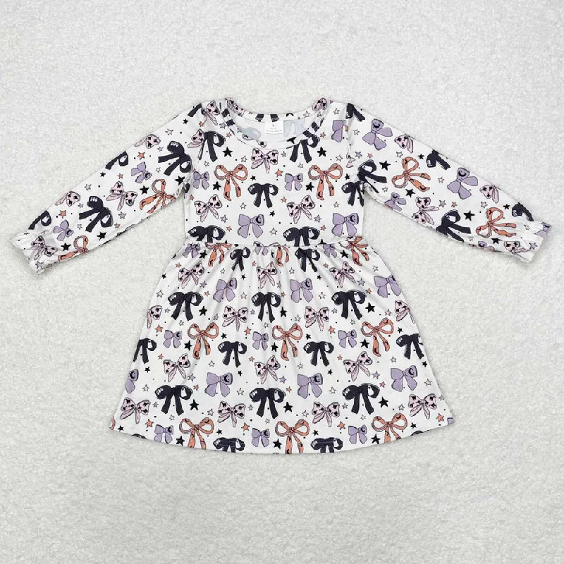 Baby Girls Dress Halloween Bows Long Sleeve Knee Length Dresses GLD0738 Tunics Sophisticated sleek Baby Girls Dress Halloween Bows Long Sleeve Knee Length Dresses GLD0738 Tunics Sophisticated sleek