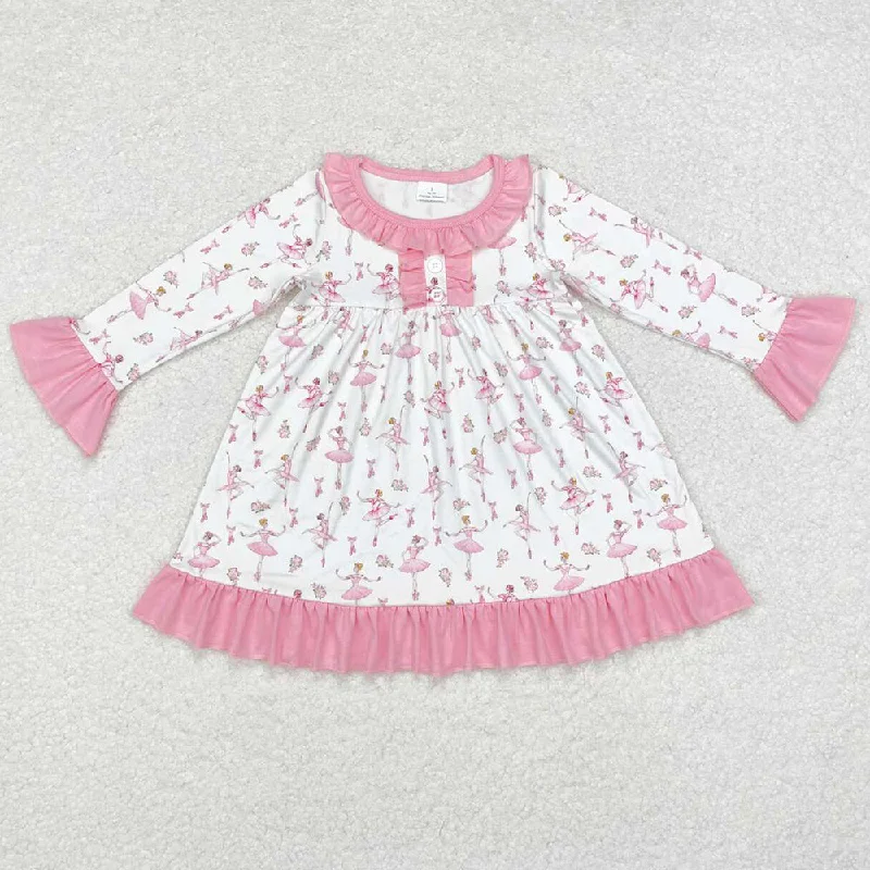 Baby Girls Dress Pink Dance Ruffle Knee Length Gowns Dresses GLD0720 Tunics Party sparkling Baby Girls Dress Pink Dance Ruffle Knee Length Gowns Dresses GLD0720 Tunics Party sparkling