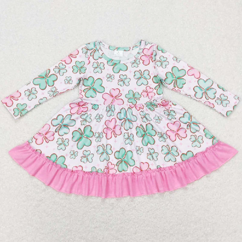 Baby Girls Dress St. Patrick's Day Knee Length Dresses GLD0503 Tunics Occasion special Baby Girls Dress St. Patrick's Day Knee Length Dresses GLD0503 Tunics Occasion special
