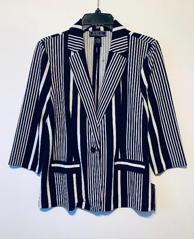 Blazer By Cme In Striped Pattern, Size: L Women's Fashion Blazer
