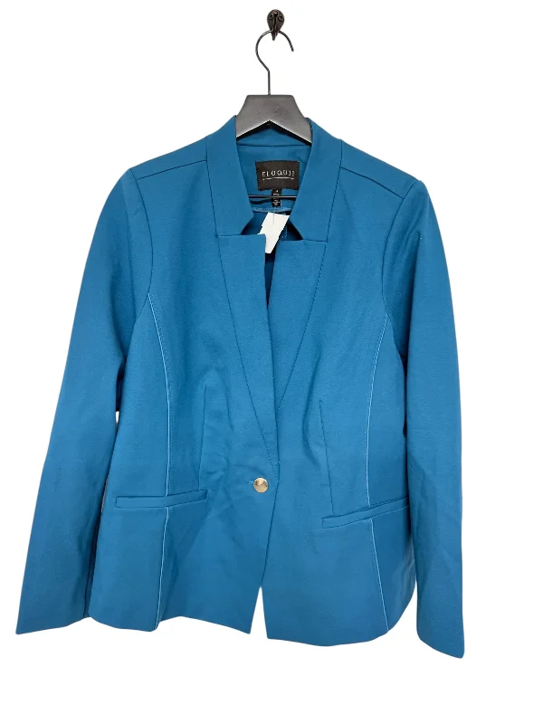 Blazer By Eloquii In Blue, Size: 1x Women's Long Blazer