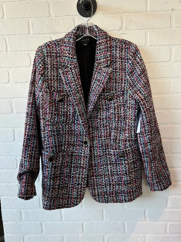 Blazer By Halogen In Black & Pink, Size: L Women's Premium Blazer