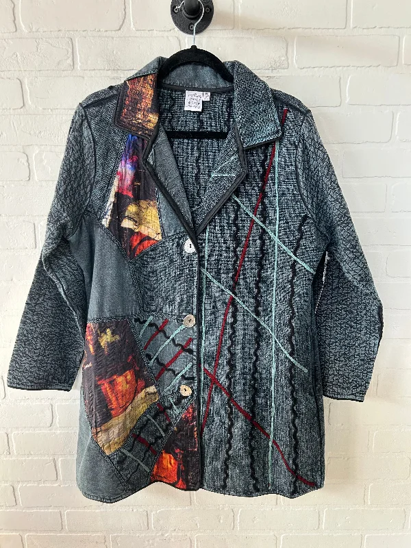 Blazer By Parsley & Sage In Blue, Size: Xl Milan Custom Blazer