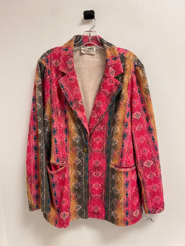 Blazer By Savanna Jane In Pink, Size: 1x Women's Elegant Suit