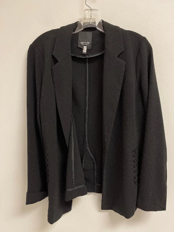 Blazer By Simply Vera In Black, Size: M Women's Handmade Blazer