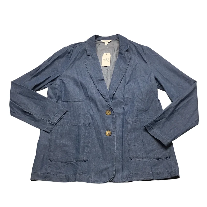 Blazer By Time And Tru In Blue, Size: M Women's Trendy Jacket