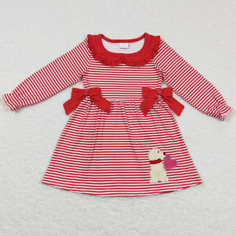 Boutique Girls Dress Long Sleeve Valentine's Day Dresses GLD0448 Tunics Modern contemporary Boutique Girls Dress Long Sleeve Valentine's Day Dresses GLD0448 Tunics Modern contemporary
