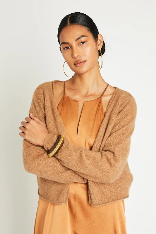 + Beryll Katharine Cashmere Cropped Cardigan | Camel Hooded Cardigan Collared Cardigan Shawl Collar + Beryll Katharine Cashmere Cropped Cardigan | Camel Hooded Cardigan Collared Cardigan Shawl Collar