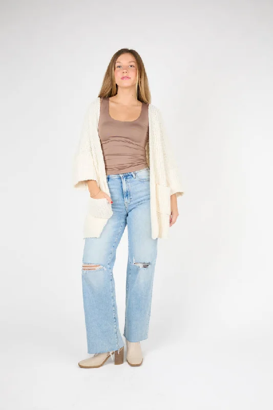 Frannie Cardigan Front Pockets Side Pockets Patch Pockets