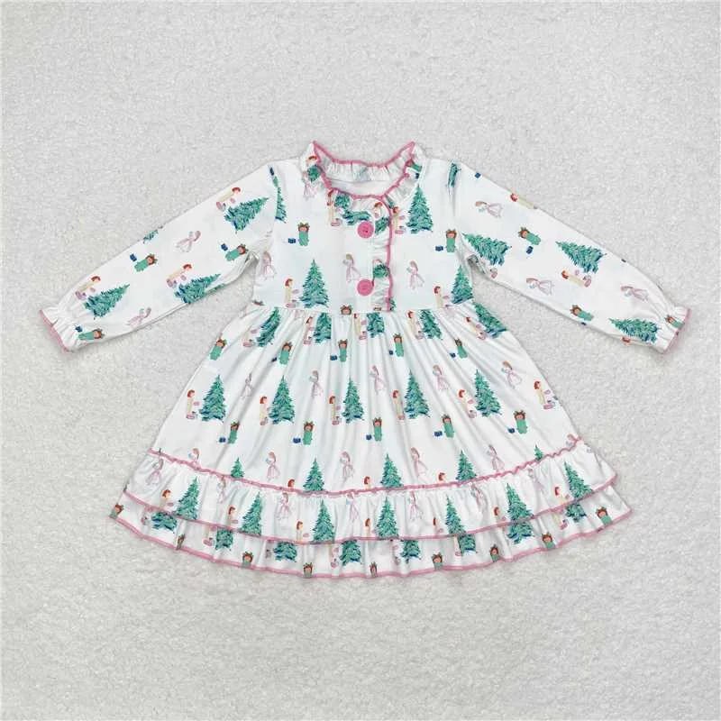 GLD0622 Baby Girls Christmas Tree Gifts Knee Length Gown Dresses Tunics Party sparkling GLD0622 Baby Girls Christmas Tree Gifts Knee Length Gown Dresses Tunics Party sparkling