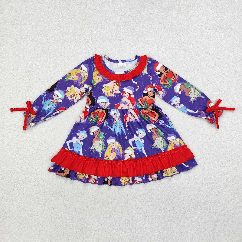 GLD0815 Baby Girls Christmas Princess Ruffle Knee Length Dress Tunics Luxurious premium GLD0815 Baby Girls Christmas Princess Ruffle Knee Length Dress Tunics Luxurious premium