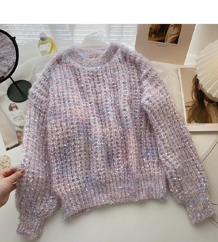 Korean design personalized color long sleeve Pullover loose top 5968 Kimono Neck Pullover Korean design personalized color long sleeve Pullover loose top 5968 Kimono Neck Pullover