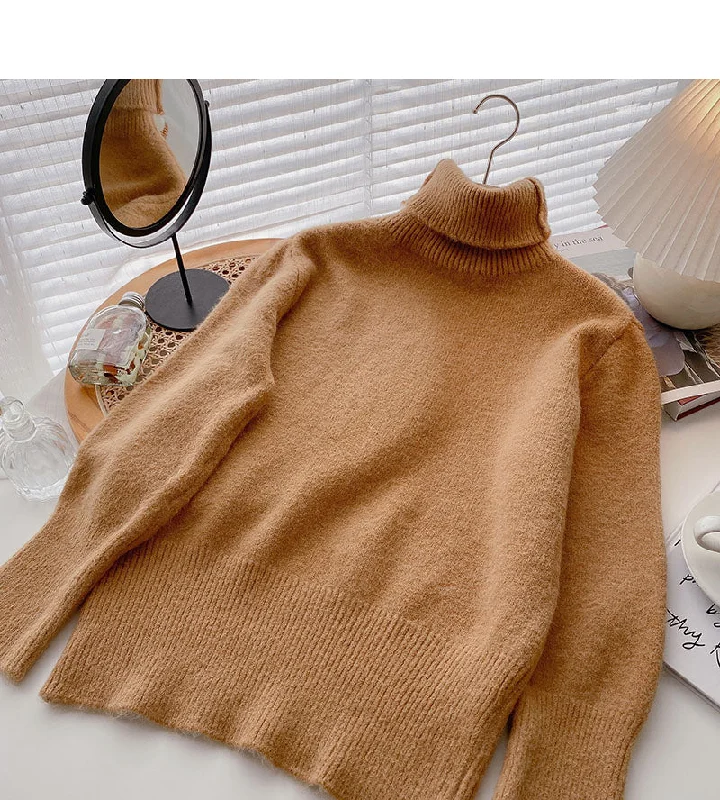 Korean version lazy temperament thin loose Pullover long sleeve top 5932 Chunky Knit Pullover Korean version lazy temperament thin loose Pullover long sleeve top 5932 Chunky Knit Pullover