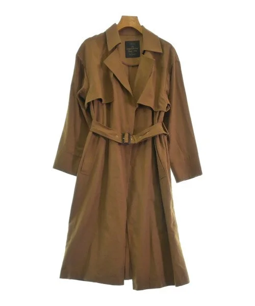 nano UNIVERSE Trench coats Denim Leather Suede