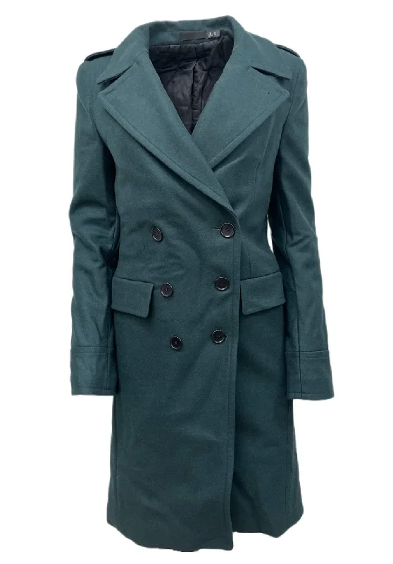 BLK DNM Women's Emerald Wool Coat 10 #WUW9401 NWT Kimono Robe Cloak