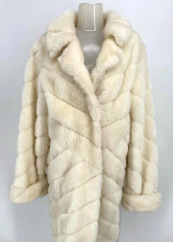 dennis basso Women's Ivory Collared Faux Fur Size M Coat Houndstooth Jacket Shearling Jacket Fleece Jacket dennis basso Women's Ivory Collared Faux Fur Size M Coat Houndstooth Jacket Shearling Jacket Fleece Jacket
