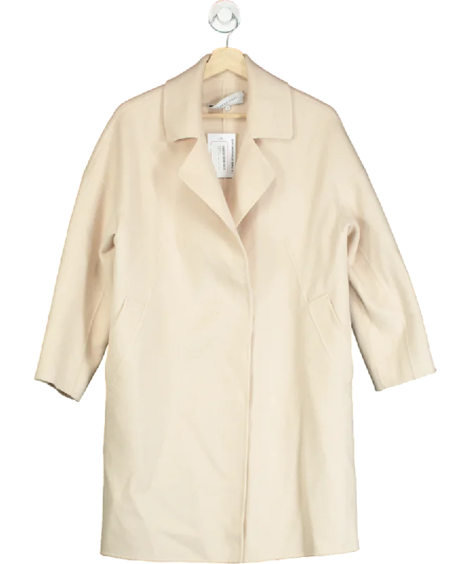 Gerard Darel Beige Plain Wrap Coat UK S Toggle Coat Shawl Collar Coat Notch Collar Coat Gerard Darel Beige Plain Wrap Coat UK S Toggle Coat Shawl Collar Coat Notch Collar Coat