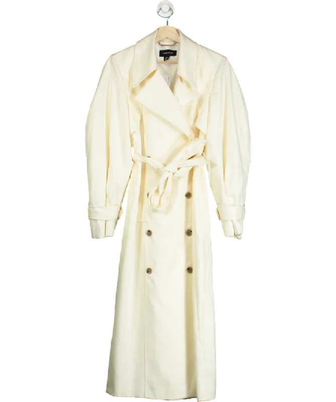 Karen Millen Cream Tailored Relaxed Belted Trench Coat UK 6 Turtleneck Jacket Crew Neck Jacket V-Neck Jacket Karen Millen Cream Tailored Relaxed Belted Trench Coat UK 6 Turtleneck Jacket Crew Neck Jacket V-Neck Jacket