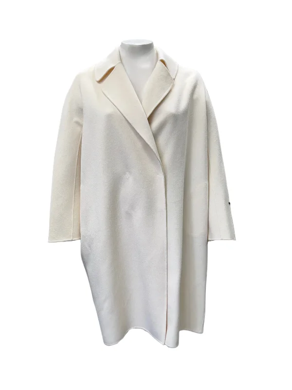 Marina Rinaldi Women's White Tabloidbis Button Closure Coat NWT Houndstooth Coat Plaid Coat Tartan Coat Marina Rinaldi Women's White Tabloidbis Button Closure Coat NWT Houndstooth Coat Plaid Coat Tartan Coat