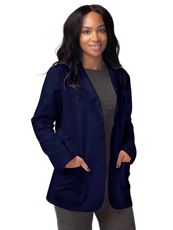 Unisex Three-Pocket 31" Consultation Coat Mesh Canvas Denim