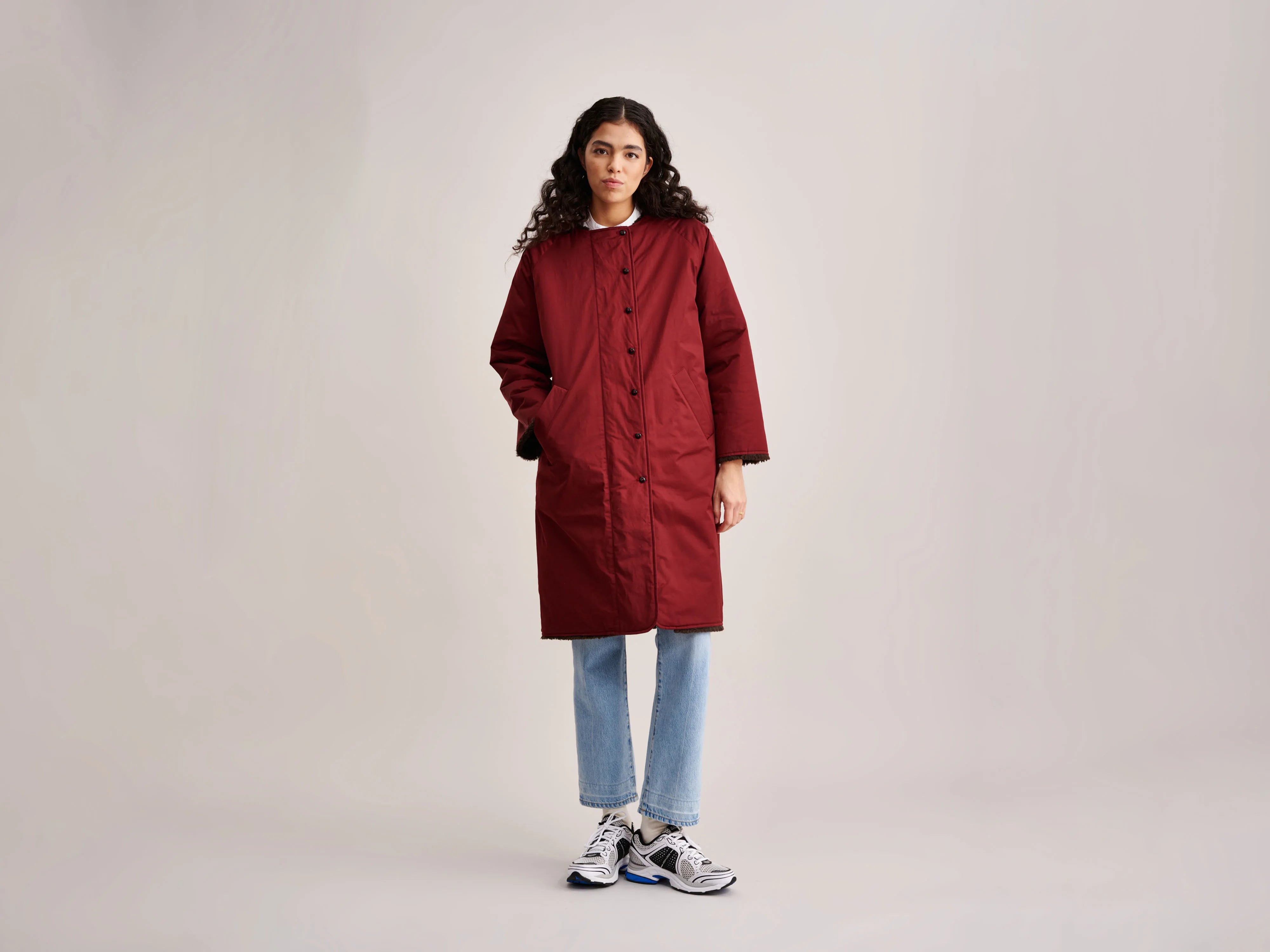 Hanky Coat (232 / W / DRIED TOMATO) Blazer Duffle Coat Pea Coat