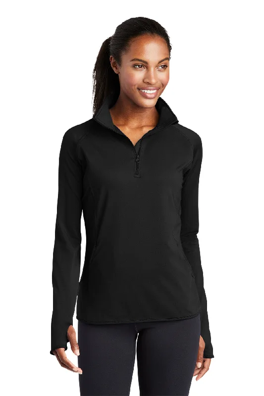 Women's Sport-Wick® Stretch 1/4-Zip Pullover Bell Sleeve Stylish