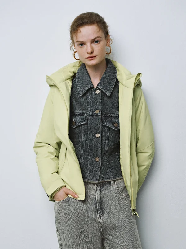 Zip Up Front Padded Coats Buttoned Zippered Snapped